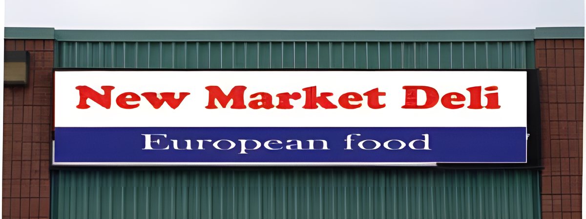 Lightbox for a European deli
